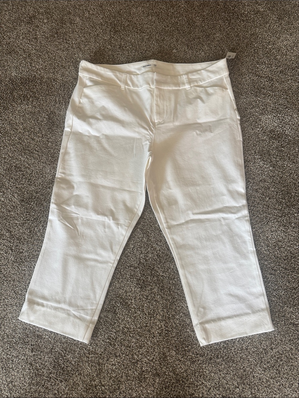 Old Navy White Pixie Ankle Pants